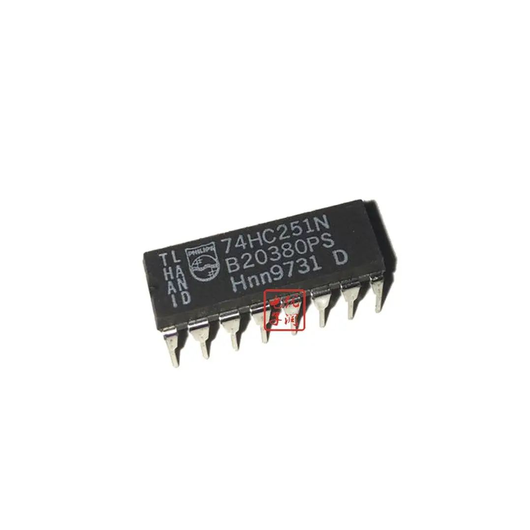 

10PCS/ 74HC251N SN74HC251N [new imported original] DIP-16 in-line multiplexer chip