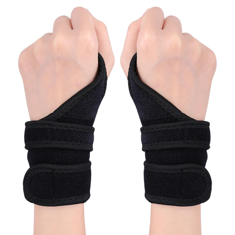 

1PCS Sports Straps with Double Compression Fixation Wrist Guards Fitness Hand Brace Carpal Tunnel Sprains Support Wrap Bandage