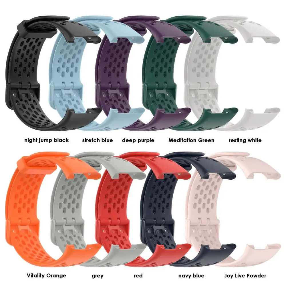 

Watchband For Xiaomi Mi Band 7 Pro Breathable Sport Silicone Soft Adjustable Wristband Bracelet Replacement Smart Watch Strap