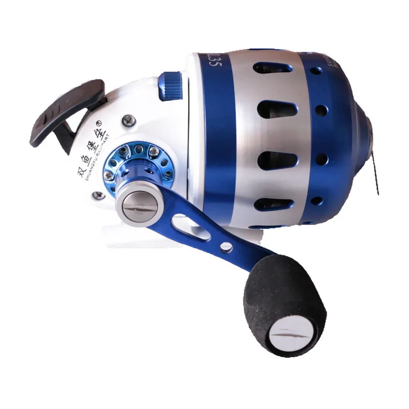 BL35 Slingshot Fishing Reel 6+1BB 3.6:1 Gear Compound Closed Metal Coil Wheel Outdoor Hunting Fishing Wheel enlarge