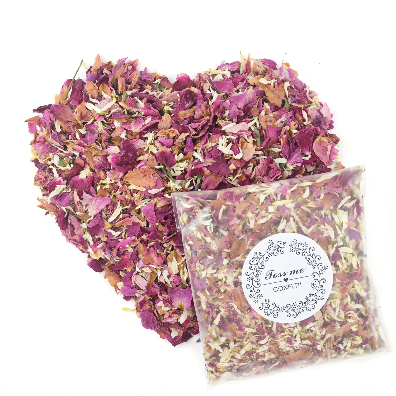 Натуральные конфетти 10 г сушеные цветы лепестки роз популярное украшение для