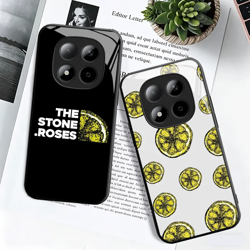 Фото Стеклянный чехол для телефона S-Stone R-Roses для Xiaomi Redmi Note 15 14 13 12 Pro Plus 11 11S 12S 11T 5G 10, противоударный чехол-накладка №3