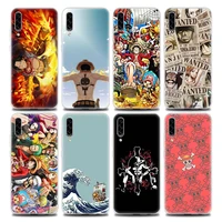anime one piece ace luffy zoro clear phone case for samsung a70 a70s a40 a50 a30 a20e a20s a10 a10s note 8 9 10 20 soft silicone