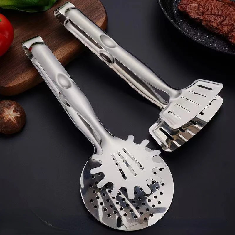 

Stainless Steel BBQ Grilling Tongs Salad Bread Serving Tong Kitchen Barbecue Grilling Cooking Tong Kitchen Utensils Accessories