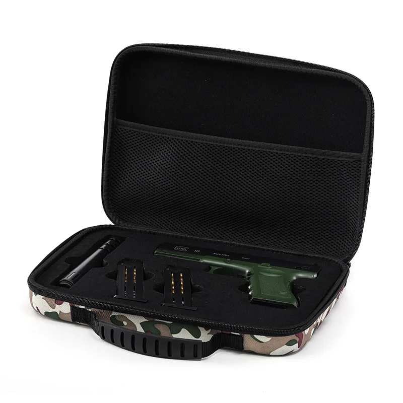 

Portable EVA Gun Case Tactical Military Airsoft Concealed Pistol Pouch Shockproof Handgun Holster Protect Bag Hunting Accessory
