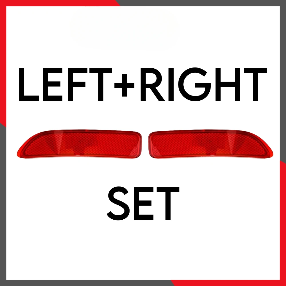 Задний отражатель для Dacia Dokker для Logan MCV для Lodgy, отражатель левого и правого бампера, красные светоотражающие полосы 8200751778 8200751779