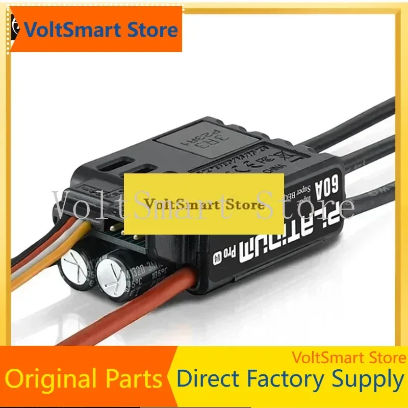 Фото Контроллер скорости VoltSHobbywing Platinum V4 25A 40A 60A 80A 120A ESC, 3-6S, бесщеточный, с BEC 5V/8A для радиоуправляемых самолетов и моделей с фиксированным крылом №1