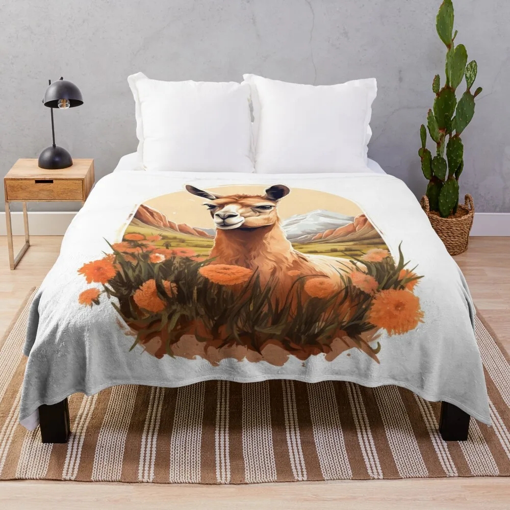 Одеяло из альпаки Vicuna декоративные диваны среда теплое зимнее одеяло одеяла