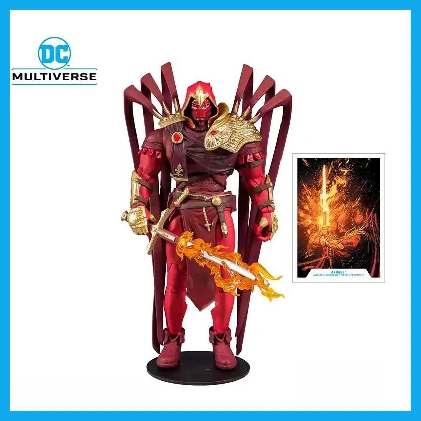 

Original Mcfarlane toys Dc Multiverse Curse Of The White Knight Azrael Anime Figure Action Figure Collection Mdoel Kid Toy Gifts