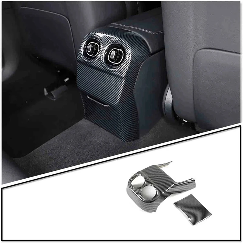 

Задняя Крышка вентиляционного отверстия кондиционера для Mercedes-Benz C-Class W206 C200 C300 2022, аксессуары из АБС-углеродного волокна