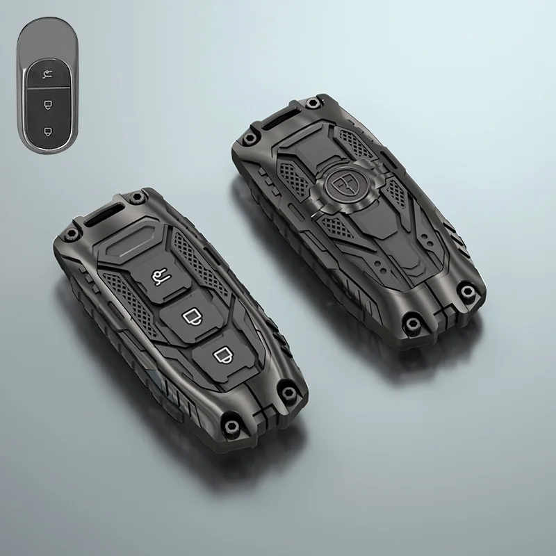 

Цинковый сплав, автомобильный смарт-чехол для дистанционного ключа, защитный держатель, сумка для Leapmotor T03 S01 C11 C01, тип брелка, аксессуары