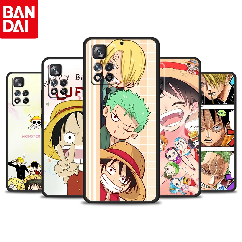

Luffy Cute One Piece For Redmi 10 9 9C 9A 8 8A 7 7A 6 6A 5 5A 4X 4G 5G Prime Pro Plus Silicone Soft Black Phone Case Coque Capa