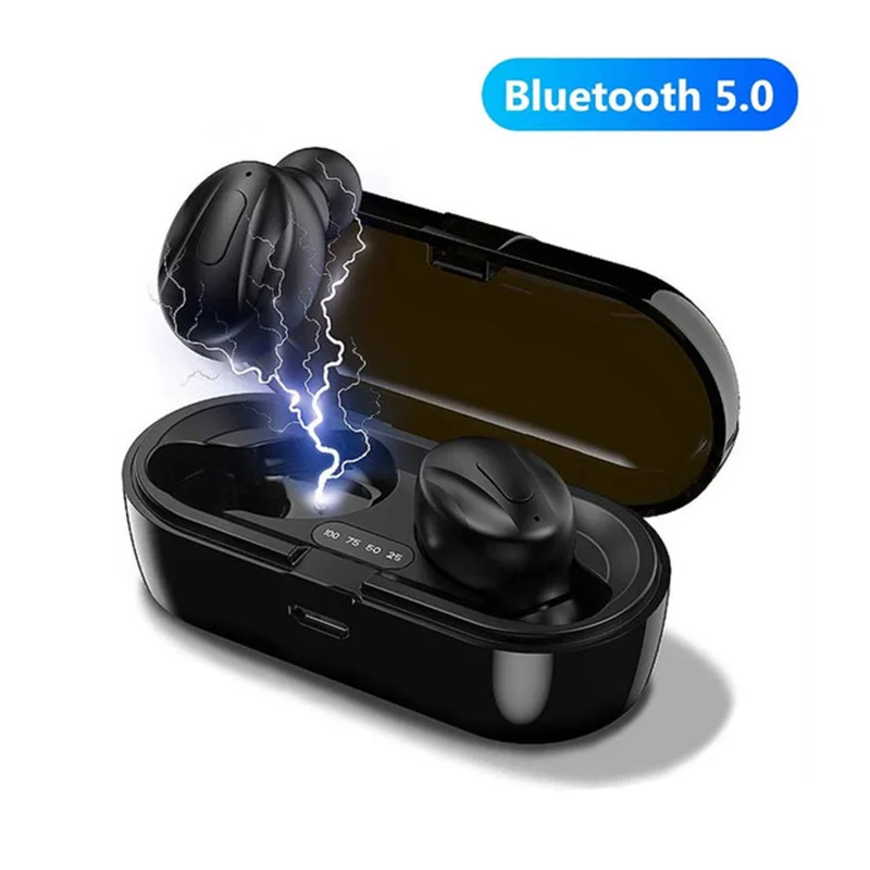 

Bluetooth-Compatible V5.0 Earphones TWS True Wireless Headphones In-Ear Earbuds Waterproof Mini Headsets Stereo Sports Earpiece