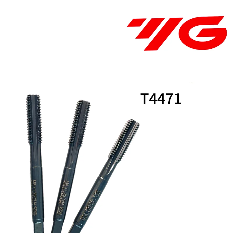 Корейский оригинальный YG T4471 метчик с прямой канавкой M2 M3 M4 M5 M6 M8 M10 M12 метчики с машинной резьбой для чугуна, латуни, фиолетовой, меди (art.: 3920d27e8a540) - 3920d27e8a540