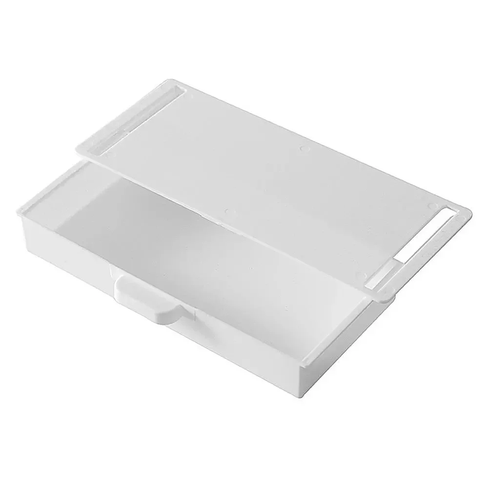 

Under Desk Drawer Organizer Hidden Desktop Storage Box for Office Pen Holder Adhesive Stationary Container Kitchen Knife