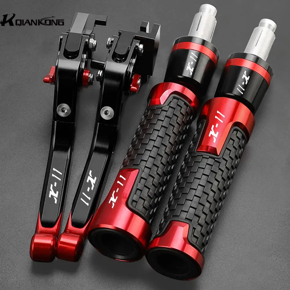 

Motorcycle 7/8"22MM Hand Grips Handlebar Covers Adjustable & Extendable Brake Clutch Levers For Honda X-11 1999 2000 2001 2002