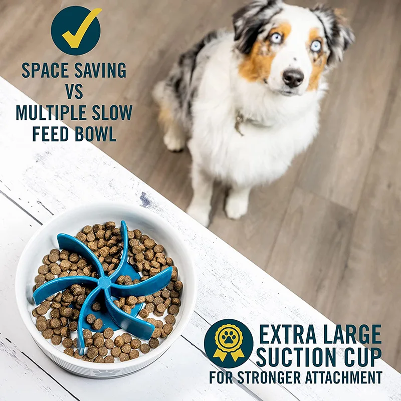 

Dog Accessories Anti Choke Dog Spiral Slow Feeding Food Puppy Slow Down Eating Feeder Dish Bowl Prevent Obesity Pet Supplies