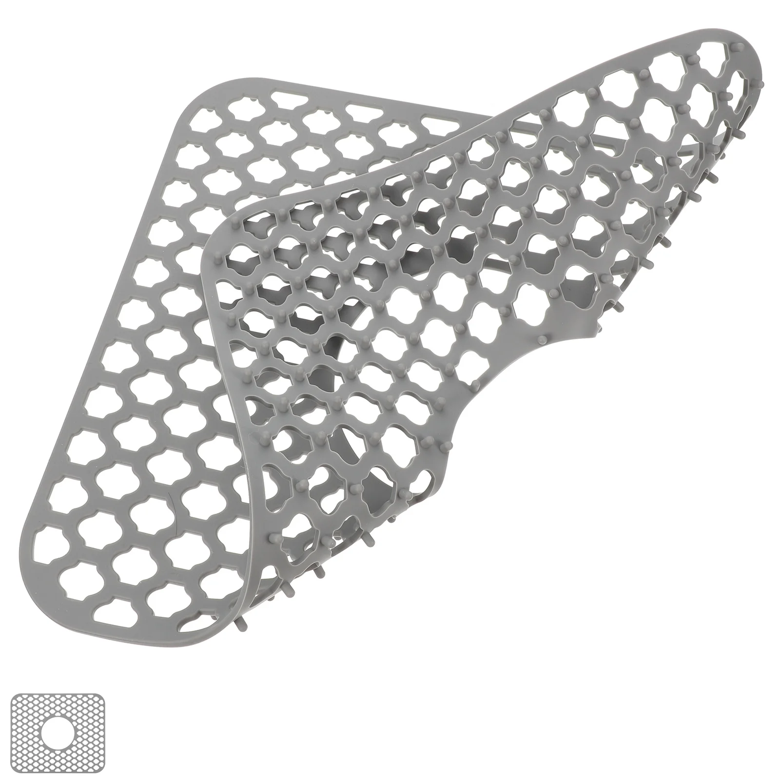 

Sink Mat Antiskid Kitchen Silicone Guard Mats Drain Drying Draining Protectors Cushion Hollow Pad Dish Drip Pads Cleaning Filter