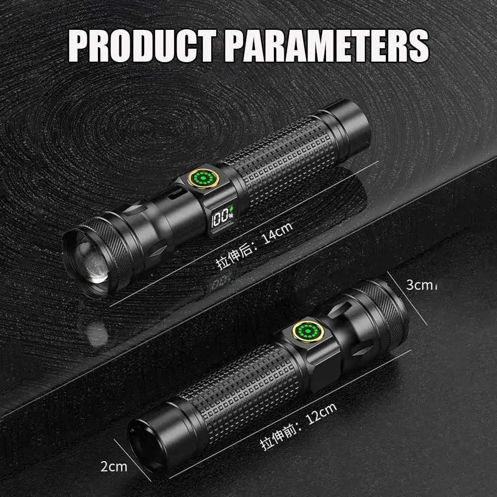 Супер XHP120 мощная белая фотолампа высокой мощности перезаряжаемая тактическая