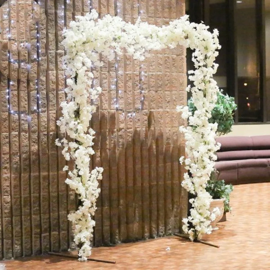 

3 PCS Simple Fashion Door Frame Wedding Backdrop Flower Arch Plinth Table Floral Balloon Holder For Party Background Decoration