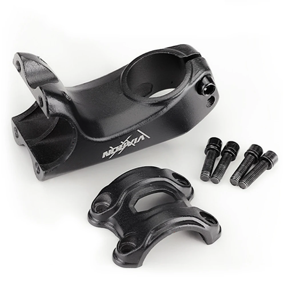 

MTB Bicycle Handlebar Stem 199g 70mm*31.8mm*28.6mm Accessories Aluminum Alloy AL6061 Black Parts For 28.6 Fork