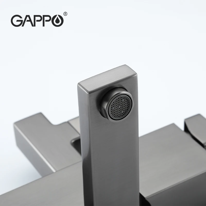 Фото Роскошный душевой комплект Gappo с лейкой и шлангом для холодной и горячей воды, латунный душевой набор для ванной комнаты Duchas G2417-9 №5