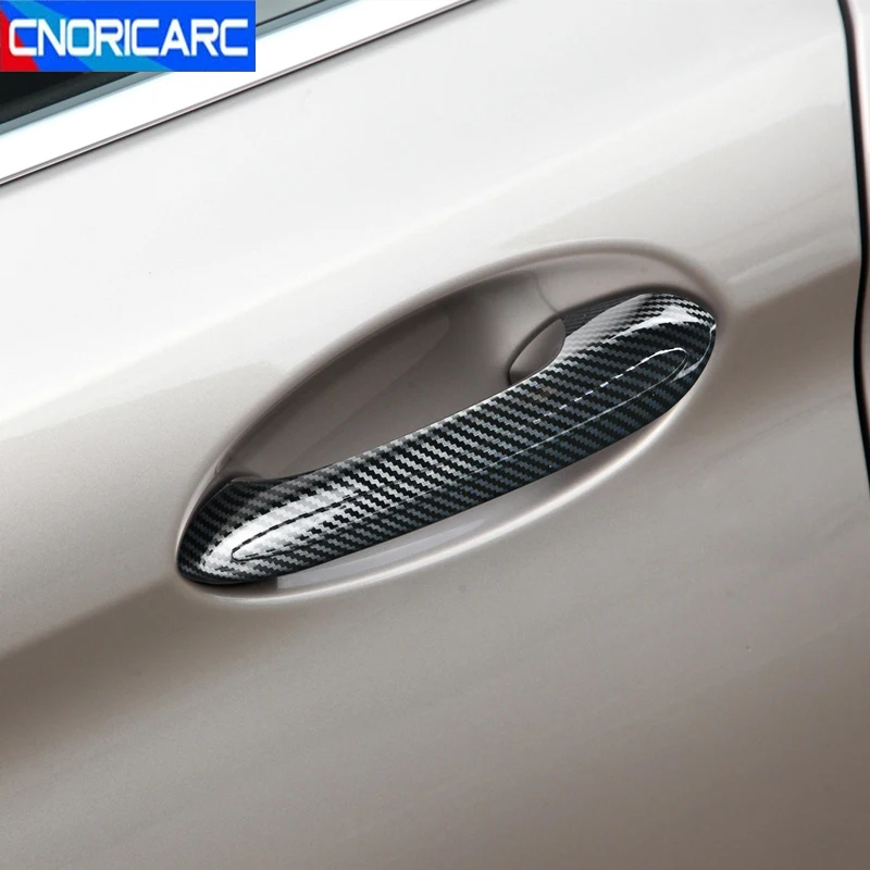 

ABS Car Styling Outer Door Handle Frame Cover Trim Doorknob For BMW 5 Series G30 G38 2017-2018 Auto Exterior Accessories