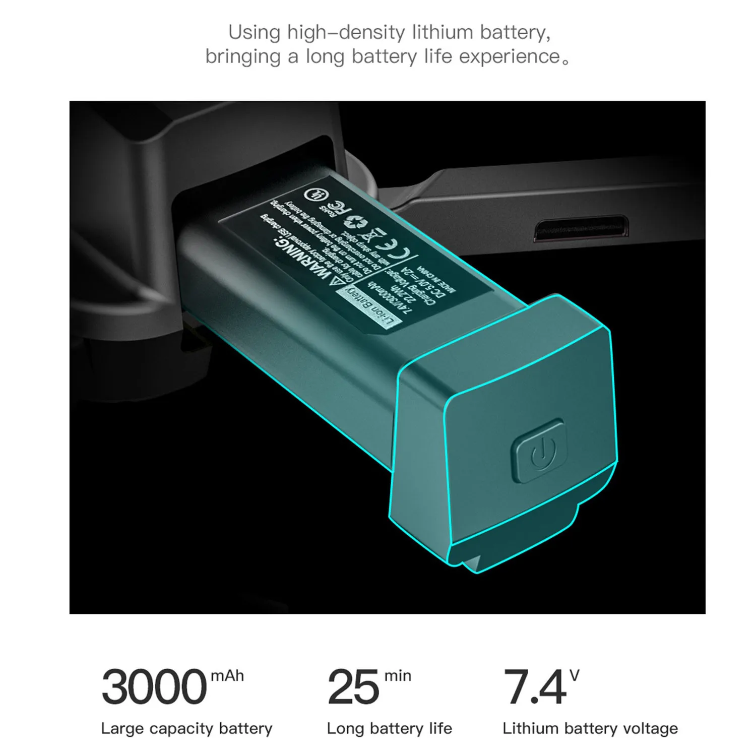 Радиоуправляемый Дрон L800 PRO2 360 ° лазерный обход препятствий 4K трехосевой