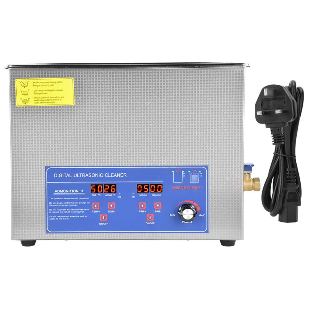 Ультразвуковой очиститель 15 л 60AL цифровой для стиральной машины ювелирных