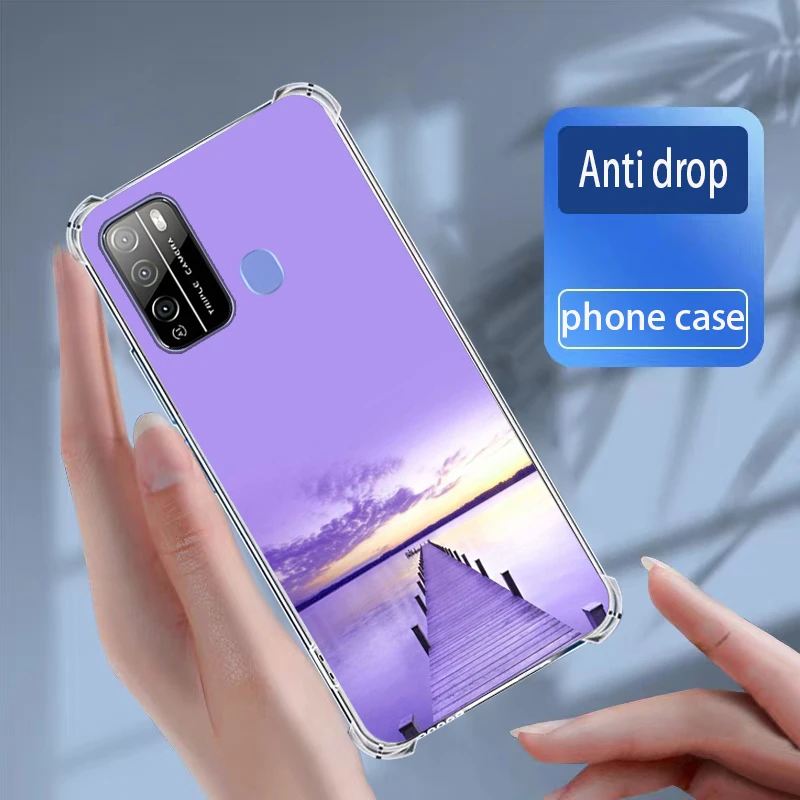 Чехлы для Itel Vision 1 Pro/S16 мягкий силиконовый прозрачный чехол телефона из ТПУ