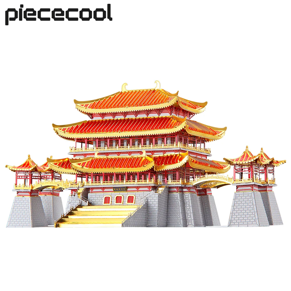 Металлические 3D Пазлы Piececool-Tang Paradise, строительные наборы, наборы моделей, пазлы для творчества, игрушки-головоломки, лучший подарок для подростков