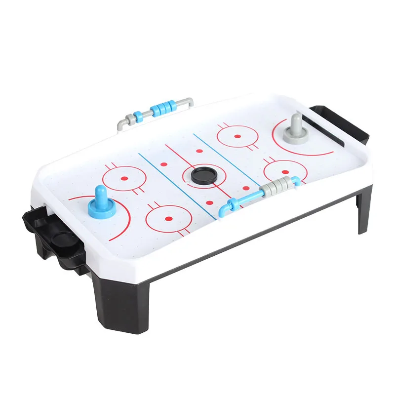Minijuego de mesa de Hockey sobre hielo para niños y adultos, juguete educativo de mesa, Arcade, funciona con pilas, No incluye batería