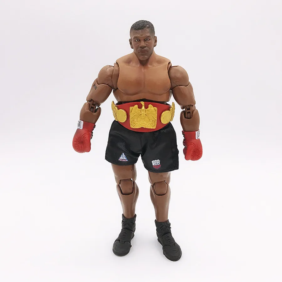 

Король бокса Майк Тайсон фигурка боксера с 3 головой скульптуры масштаб 1/12 экшн-фигурка шторма Коллекционная модель игрушка