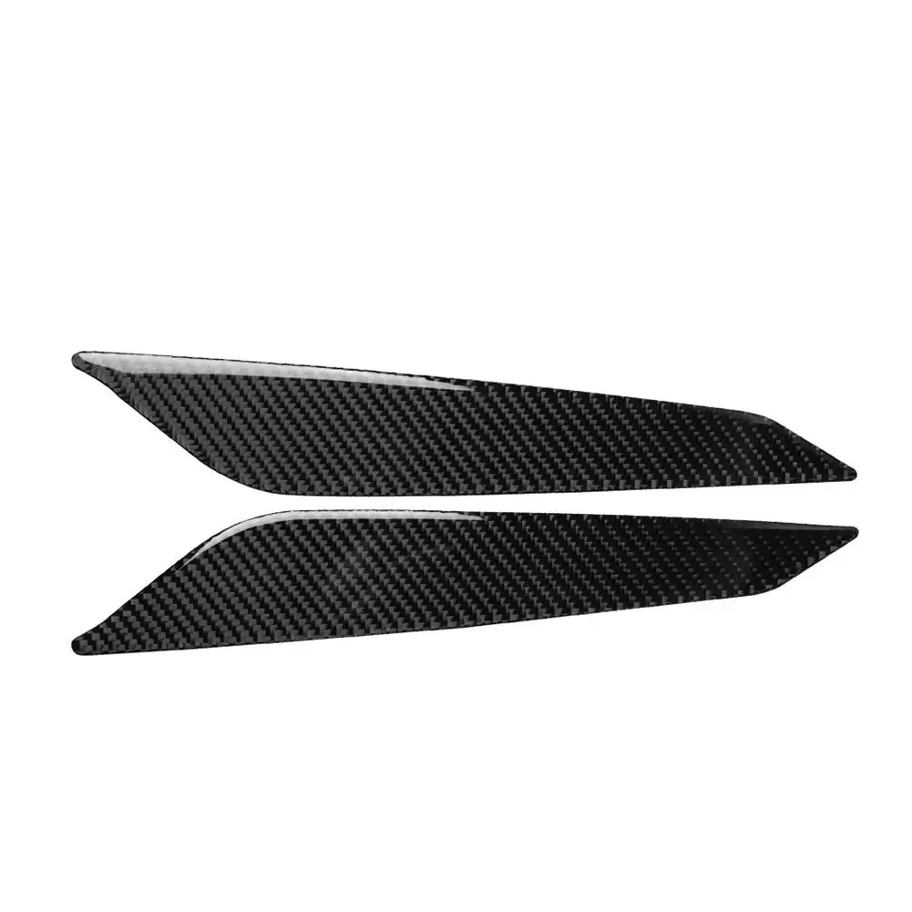 

1 пара консоль из углеродного волокна с рисунком, панель переключения передач, Боковая Отделка, крышка, совместимая с 17-20 лет A4L A5 B9