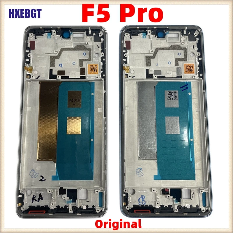 

Оригинальный ЖК-дисплей для Xiaomi Poco F5 Pro, передняя рамка, средняя рамка, корпус, задняя лицевая панель с кнопками громкости, запасные части