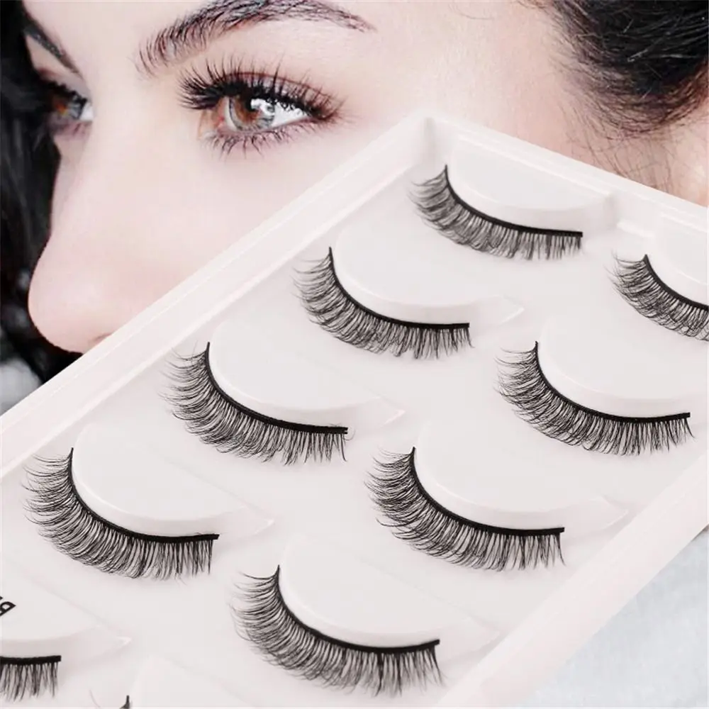 

10 Pairs New 6D Women Beauty Faux Mink Hair Eye Lashes Faux Mink Eyelashes False Eyelashes Eye Extension