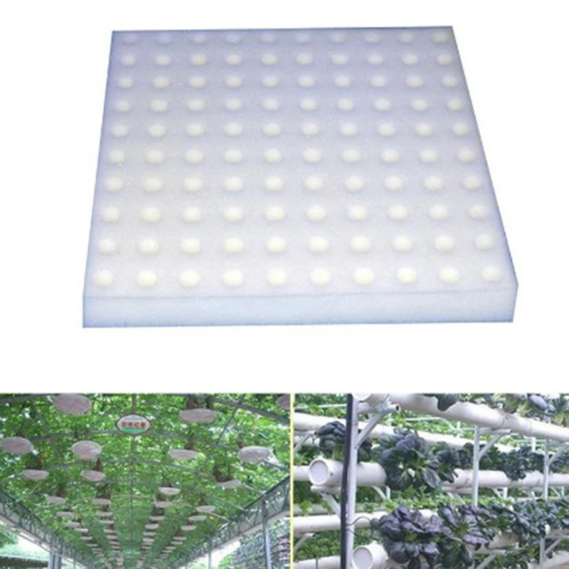 

100 Pcs Soilless Hydroponic Vegetables Nursery Pots Nursery Sponge Culture System Water Planting For Home Garden Eco-Friendly