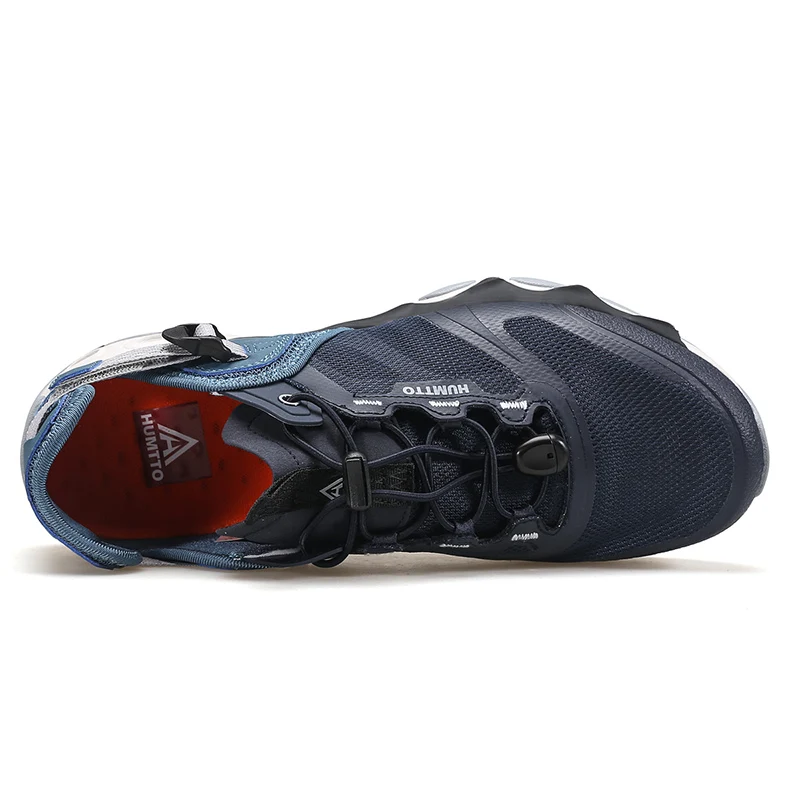 HUMTTO Summer Wading Shoes Mens Outdoor Hiking Sneakers for Men Breathable Quick Drying Sports Trekking Beach Barefoot Shoes Man