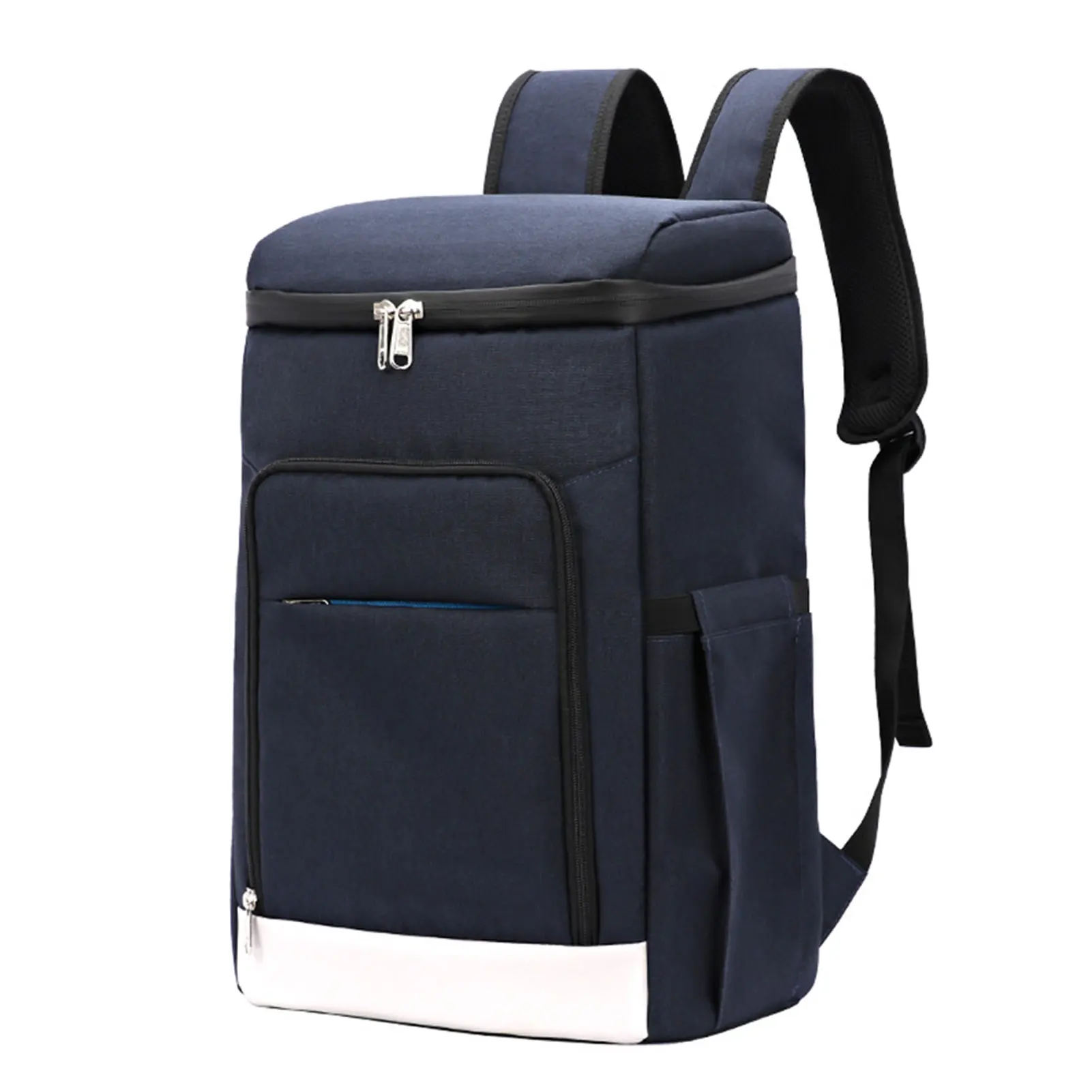 

Oxford Cloth Insulated Picnic Waterproof Leakproof Soft Zipper Closure 27 Cans Large Capacity Wear Resistant Cooler Backpack