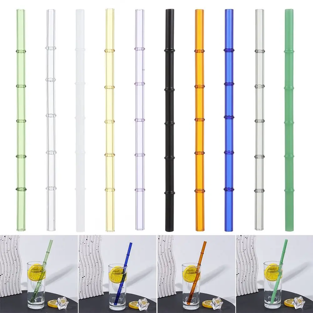 Стеклянная соломинка для напитков 20 см