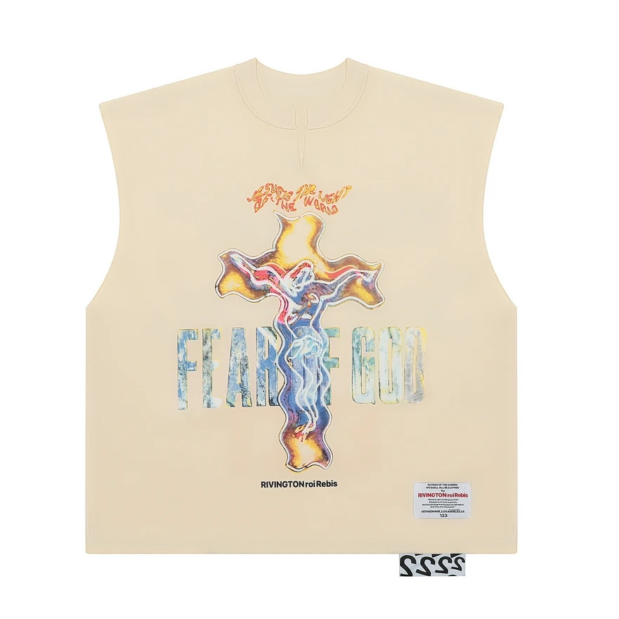 

Streetwear Letter Pattern Printed Tank Top T-shirt Fashion Men's Cotton Tops Tees 2023 Hip Hop Harajuku T-Shirts Men's Clothing