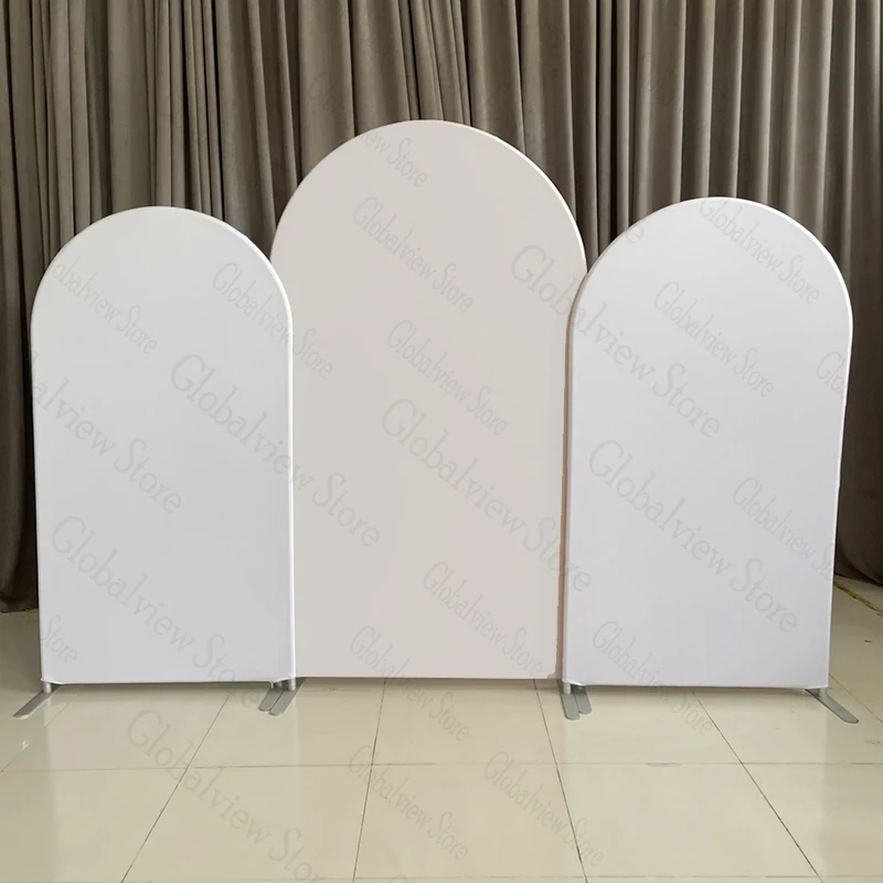 Набор из 3 предметов спандекса обложки для заднего фона на свадьбу в честь Дня