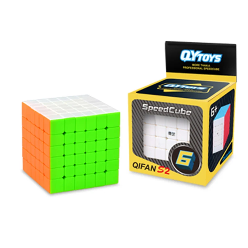 

Волшебная детская игрушка Qiyi 6x6x6, профессиональные скоростные кубики для мальчиков, развивающие игрушки, кубик чемпиона для соревнований