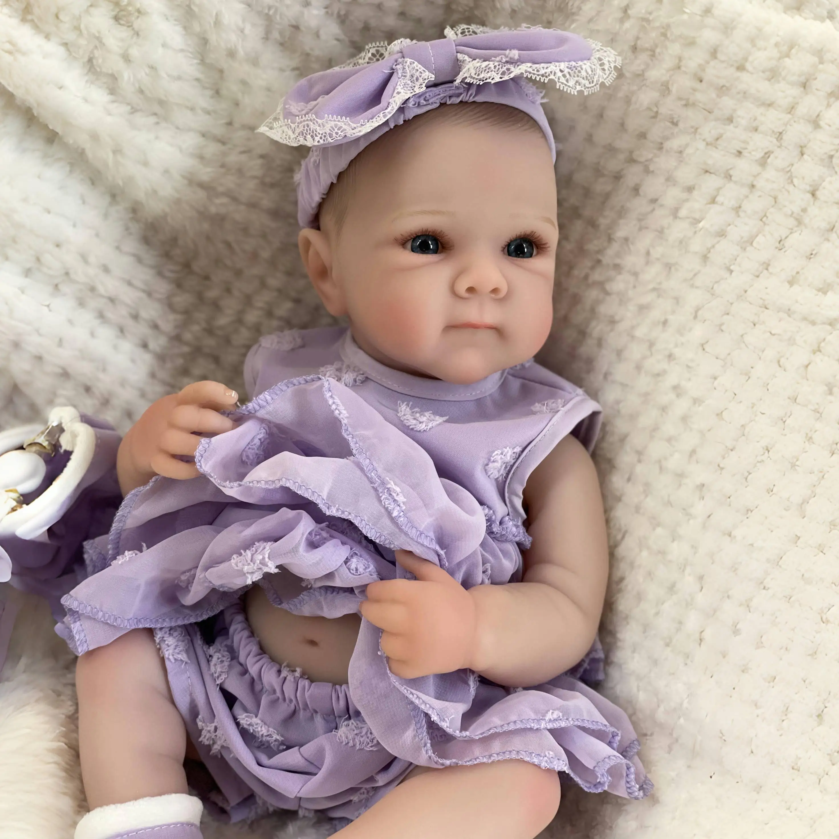 Виниловые куклы-Младенцы для новорожденных 19 дюймов