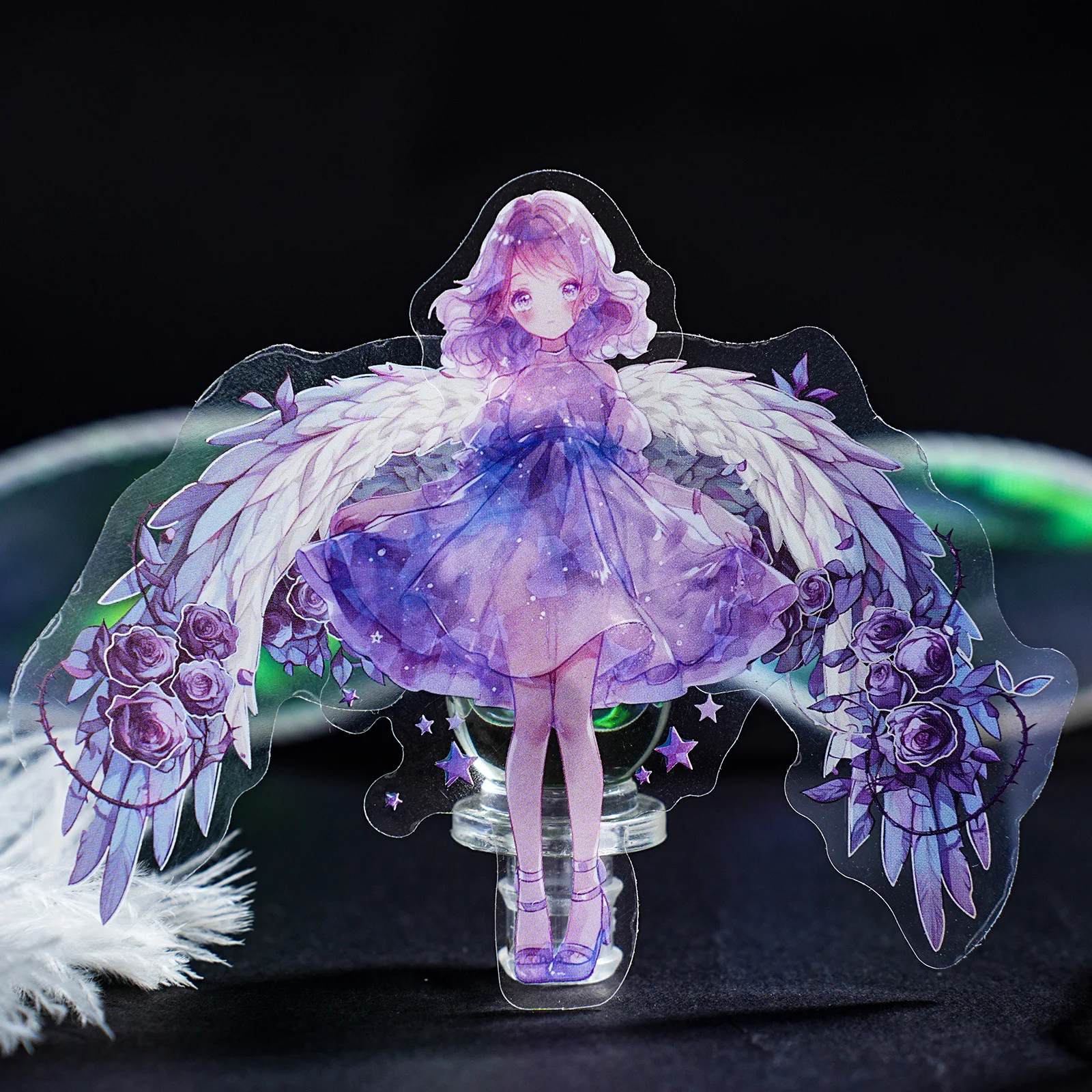 20 компл./1 лот кавайные канцелярские наклейки архангел дыхание дневник