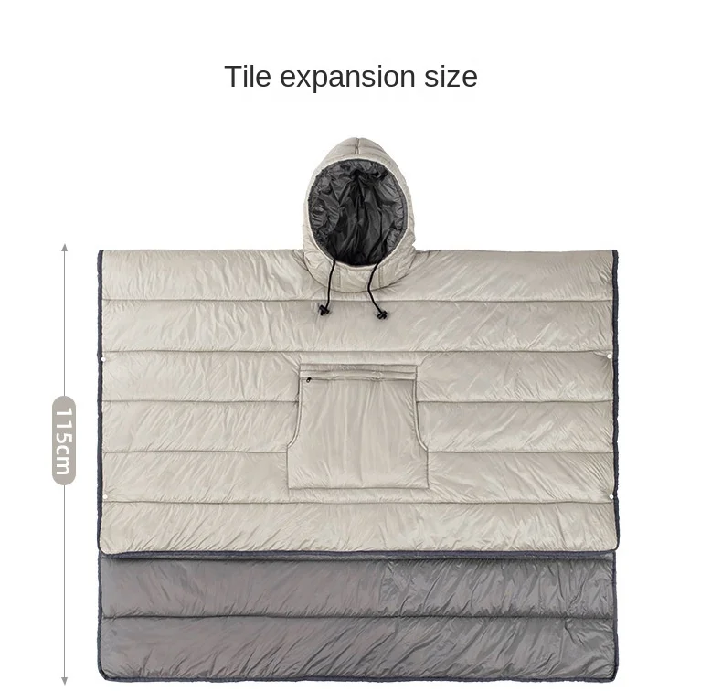 Походный носимый накидка спальный мешок для взрослых дорожный уличный