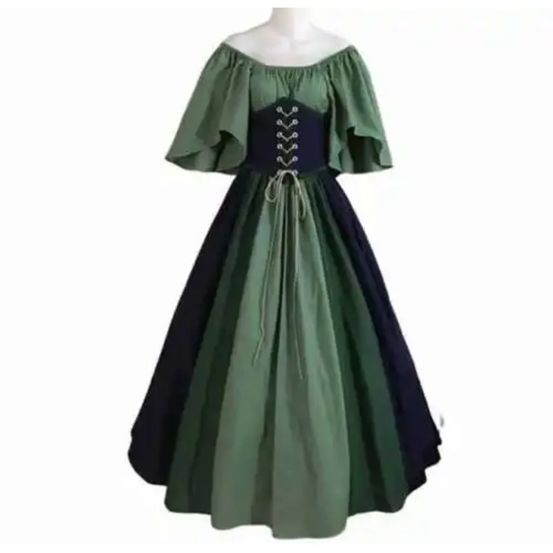 Женское винтажное платье в стиле эпохи средневековой викторианской костюм для