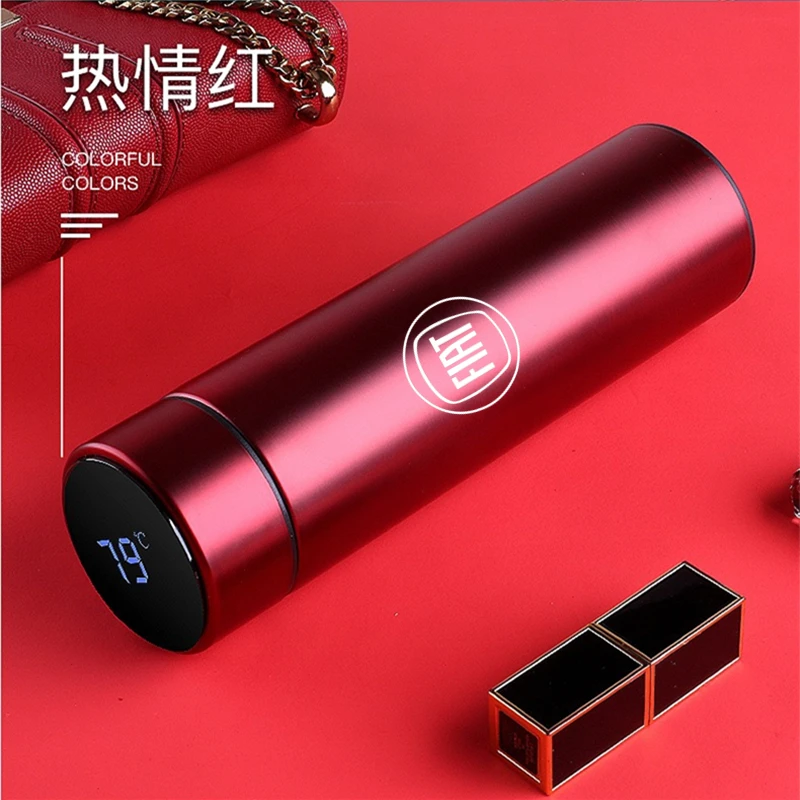 500 мл креативный умный термос с дисплеем температуры вакуумный 304 кружка или FIAT