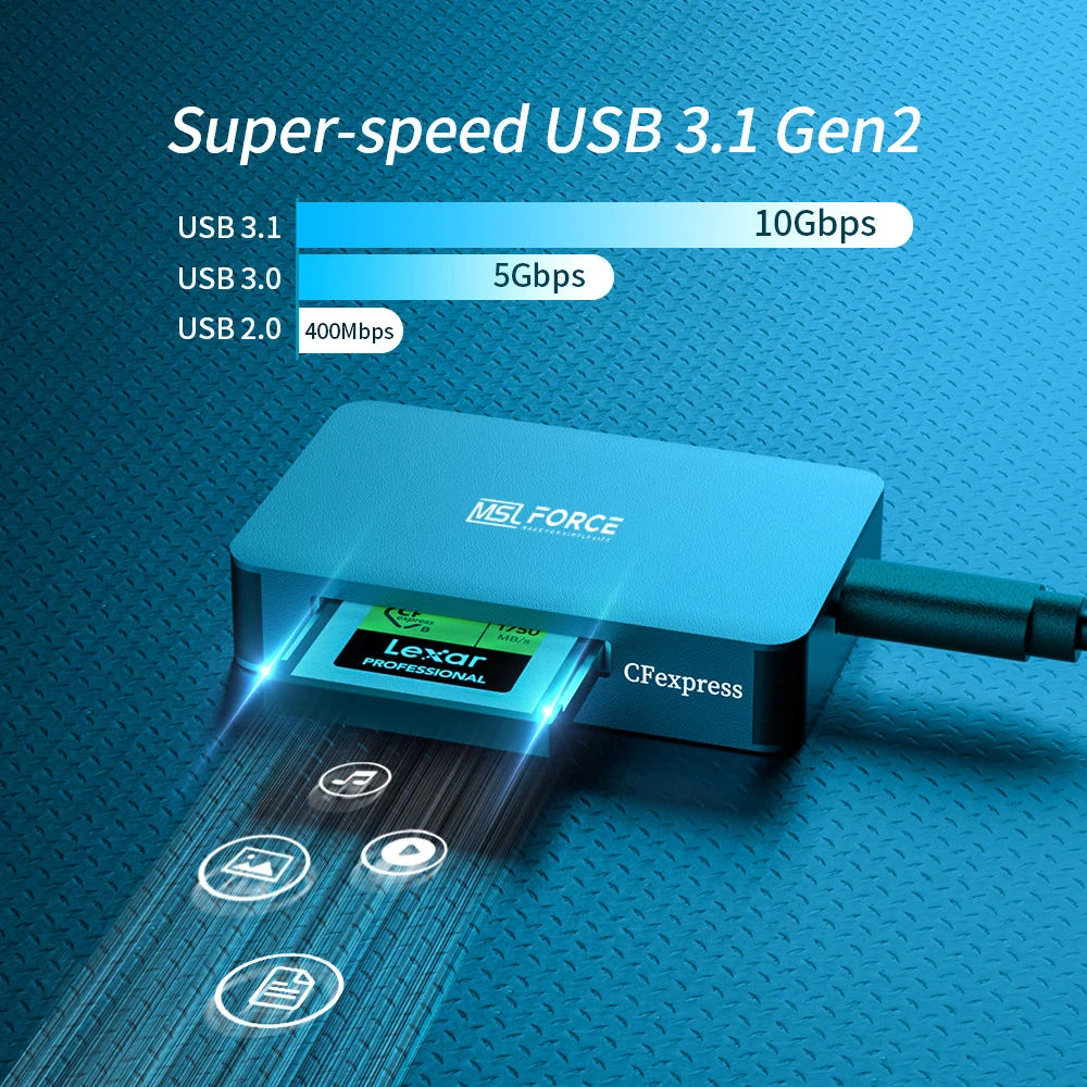 Устройство для чтения карт памяти CFexpress USB 3 1 10 Гбит/с Type B |