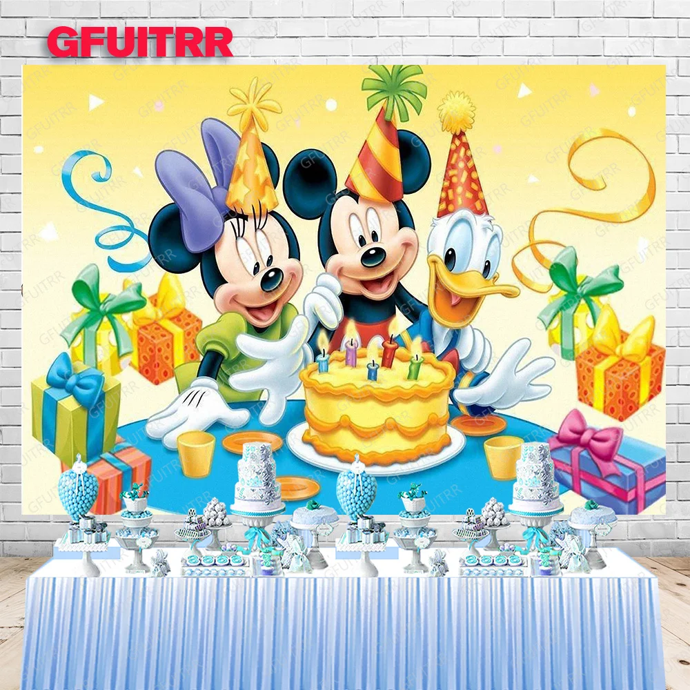 

Фон для фотографий «Микки Маус»